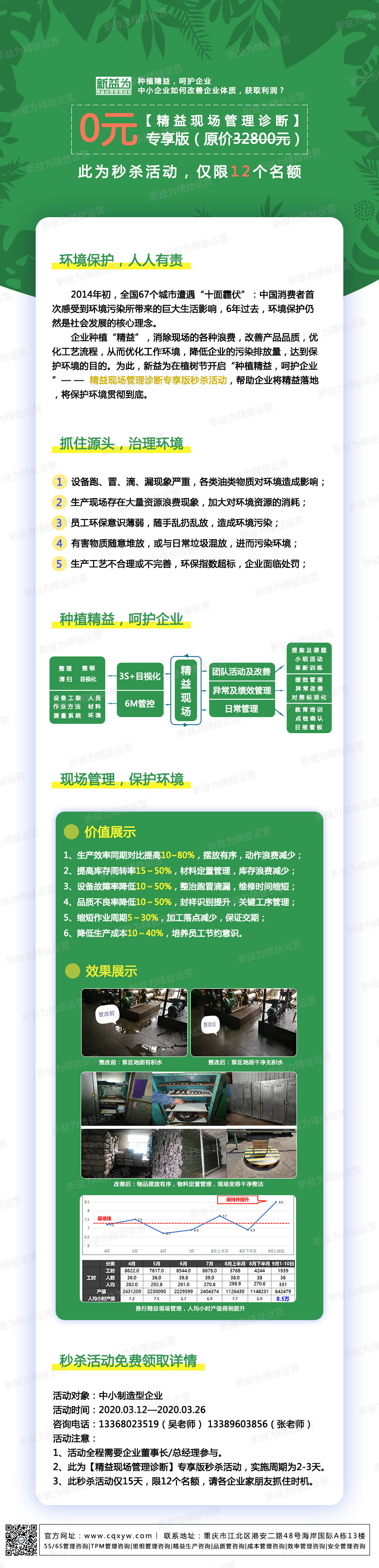 種植精益，呵護企業——精益現場管理診斷專享版秒殺活動